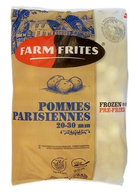 Картофель ПАРИЗЬЕНЫ (молод картоф.) (2,5 кг*4) Farm Frites