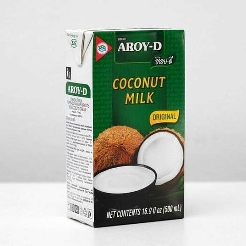 Кокосовое молоко (1л*12шт) AROY-D, Индонезия
