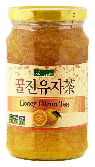Чай Юдзу "Варенье с цедрой цитруса Юдзу и мёдом" (1000гр*12шт), Корея