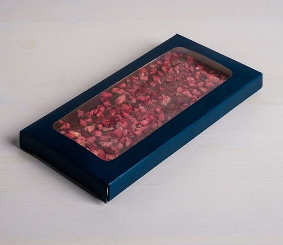 Упаковка  для шоколада "Pleasure"с окном 17,3х8,8х1,5см, 4850543