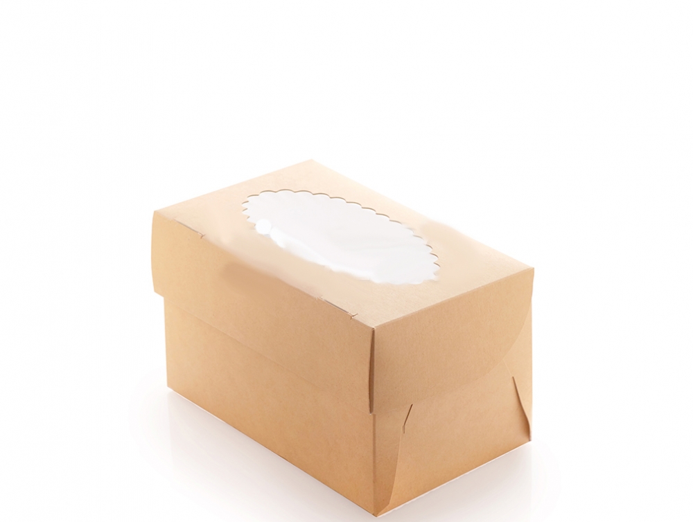 Упаковка ECO MUF 2 для капкейков(уп.250шт/кор)(16*10*10)