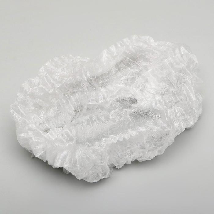 Шапочка - шарлотта белая , 100шт,   (НДС 10%) 