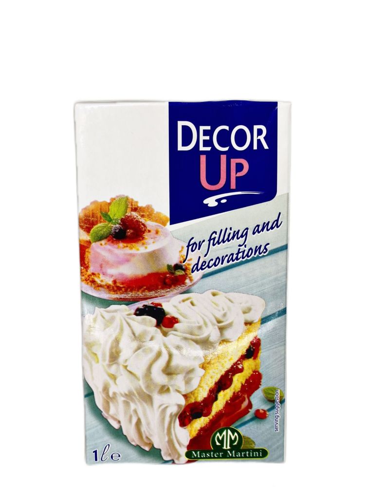 Крем для взбивания на растительных маслах "Декор АП" 1л (уп.12шт). жирн.25,5% Малайзия, М