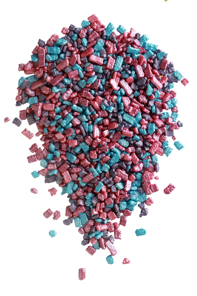 Глазурь крошка "ЛЮКС" №572 голуб/розов/гранат/фиолет (6х1,5кг) 