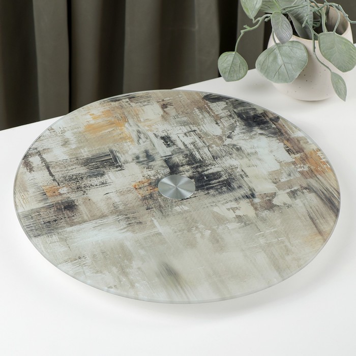 Стол поворотный стекло d=32 "Эспрессионизм", 6248537