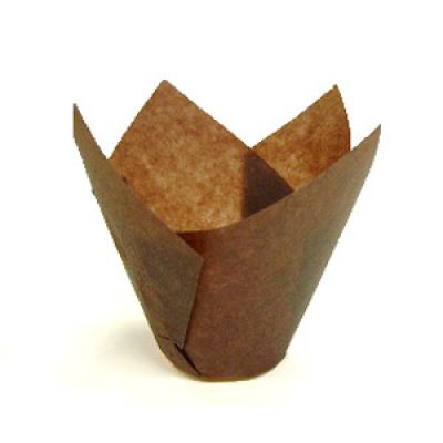 Капс.бумаж."Тюльпан" 50/80 (коричневая), 2000шт/кор (200шт.), 60931 