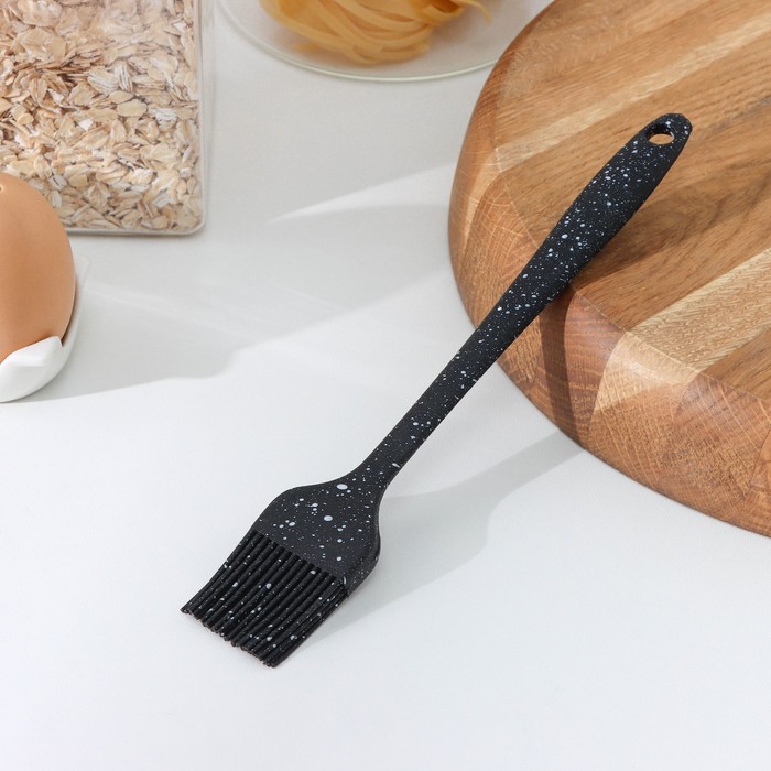 Кисточка силикон. черная "Орион" 21х3,5см, 9159490