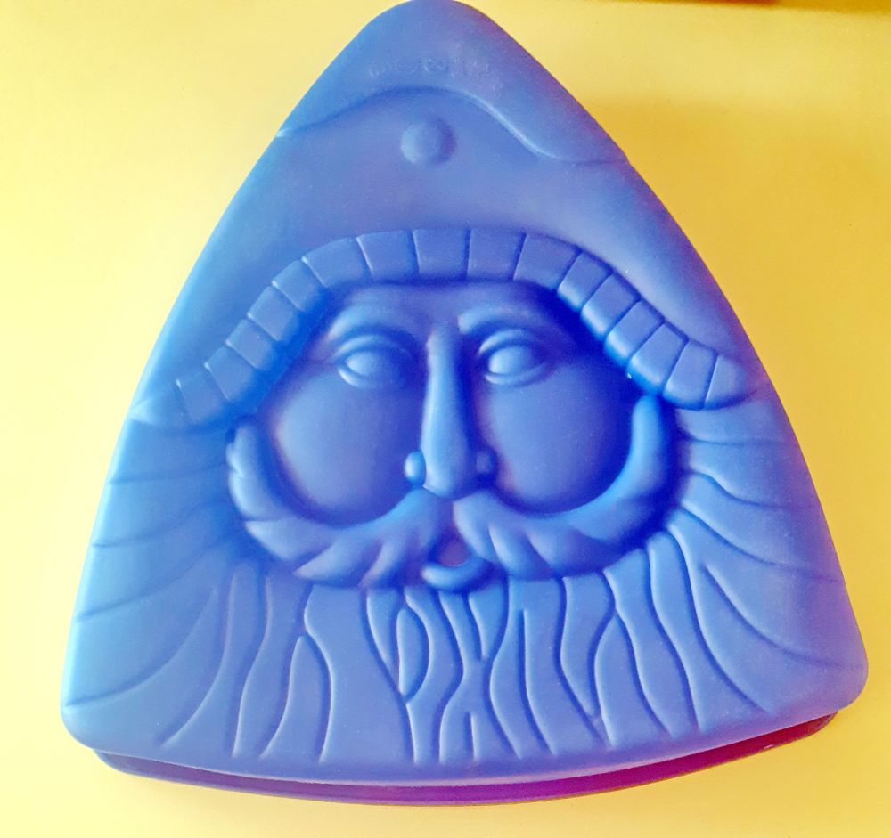 Форма силиконовая "ДЕД МОРОЗ" 25х25х25, с1007