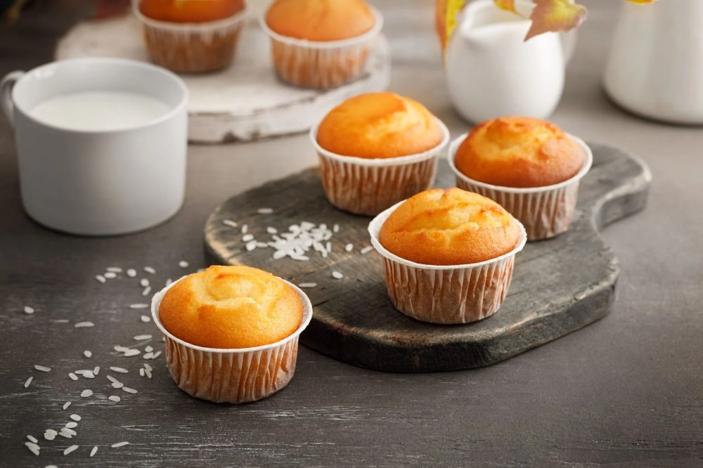 Маффин на рисовой муке (заморож.) (55гр*16шт/уп) [1746]