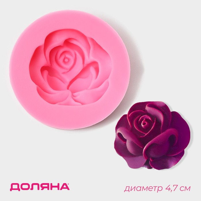 Молд силиконовый "Розан"  (4,7х4,7х1,9см) , 7576181