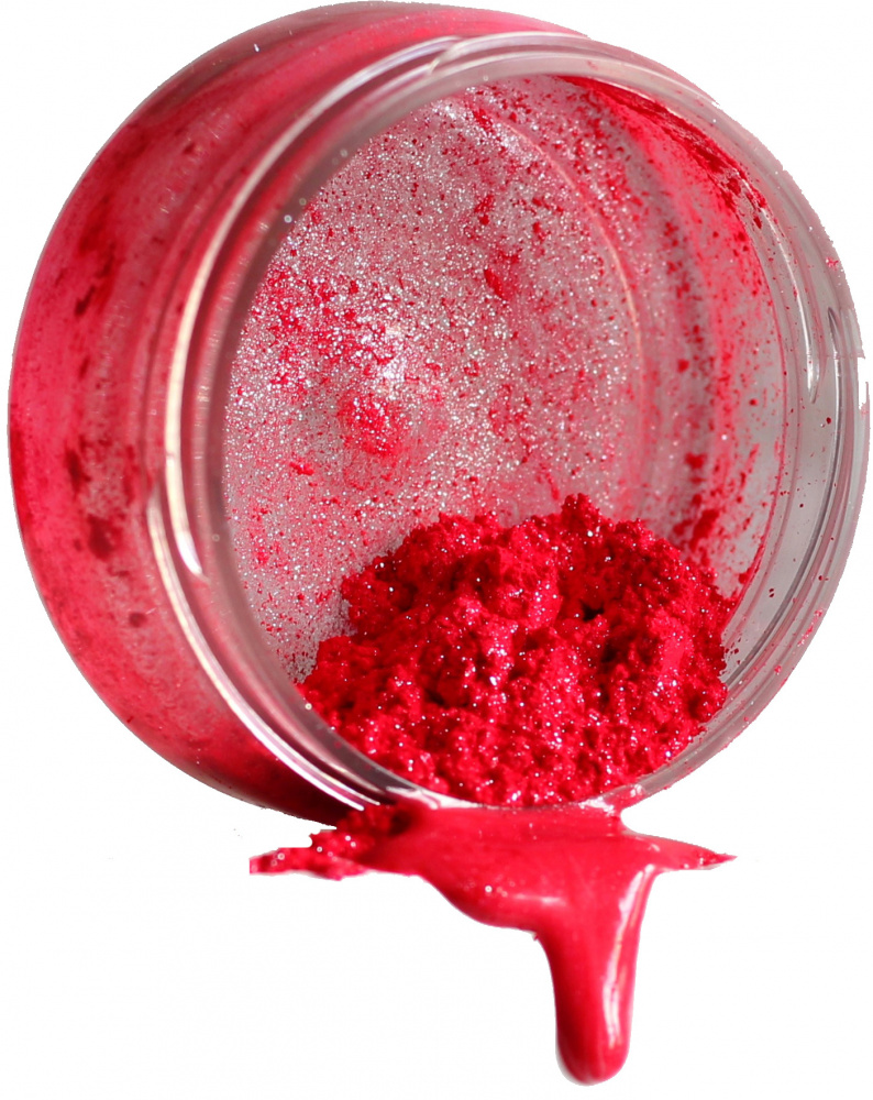 Краситель сухой для декора "Кандурин" плотный ДИСКО-КРАСНЫЙ уп.10г, Россия