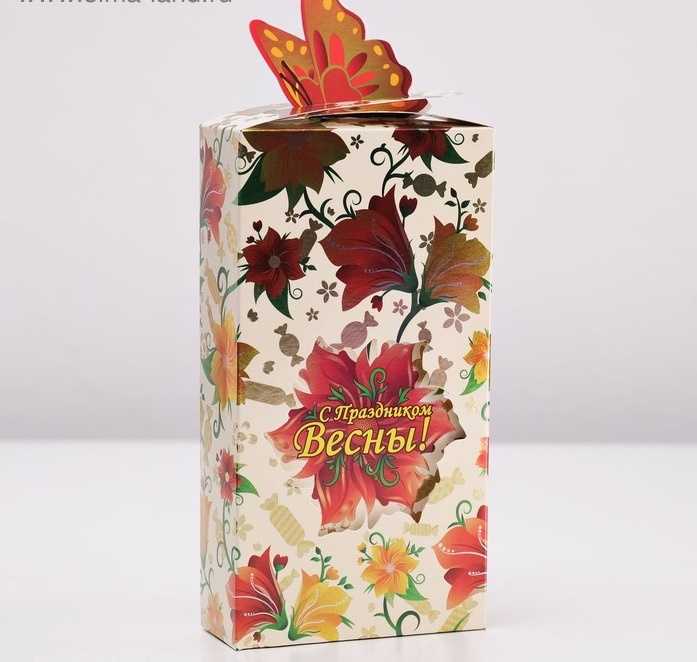 Упаковка подарочная "Сан-Ремо" 11,5х5,2х21 см 4850277