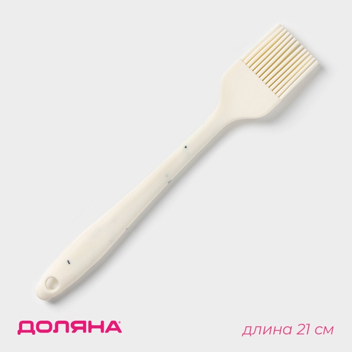 Кисточка силикон. красная "Гранит" 21х3,5см, 4702248