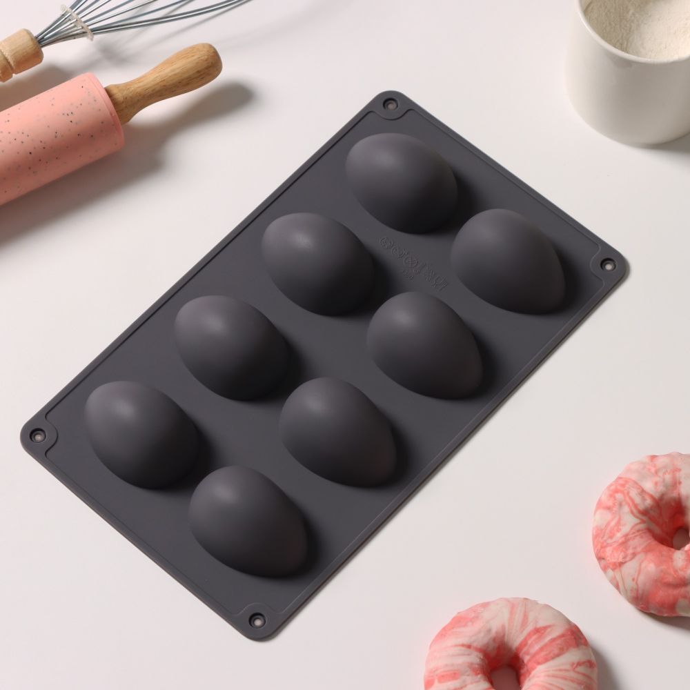 Форма для выпечки "Пасха.Яйца" 8ячеек (27,5х16,5х3см), 2389046