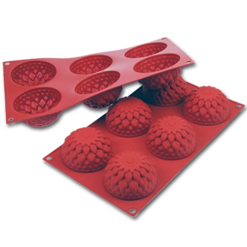 D 078, (1345) Форма силикон. ГЕОРГИН (78х40), Китай