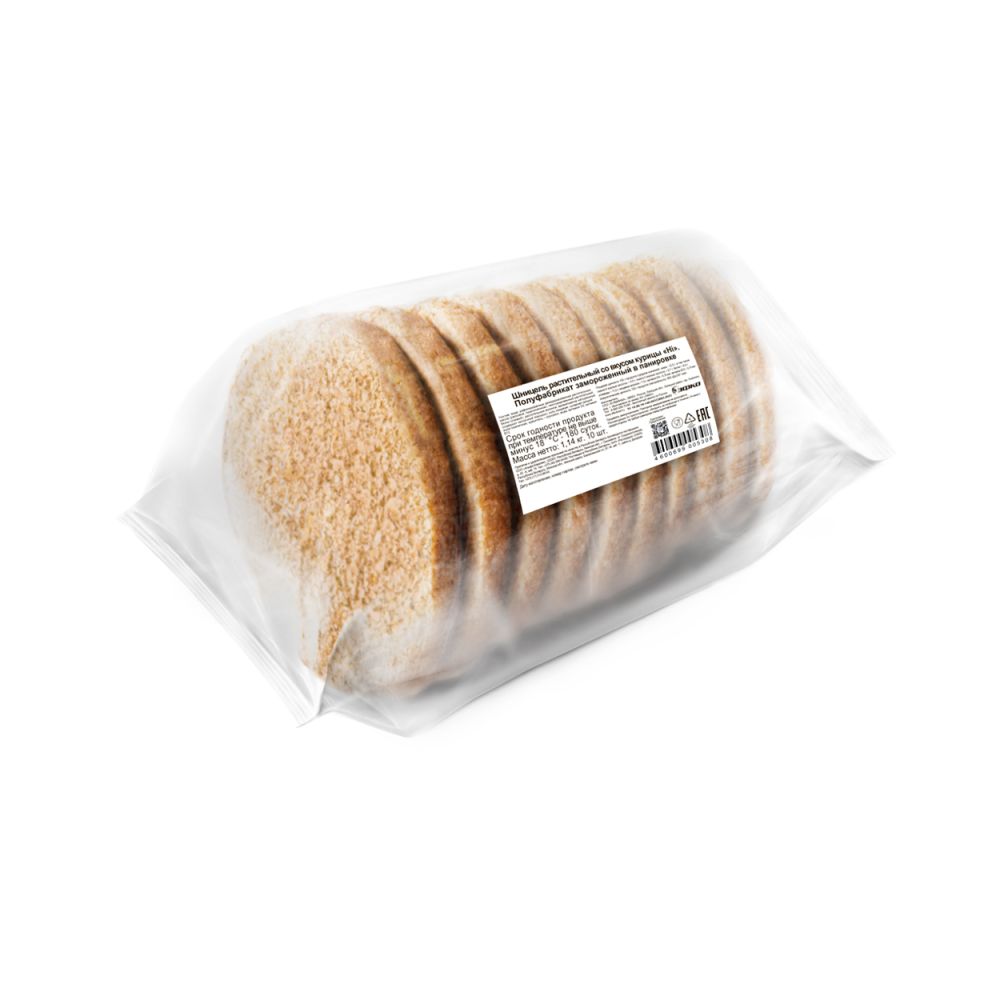 Шницель растительный в панировке со вкусом курицы с/м  (1,14кг), EFKO FOOD 