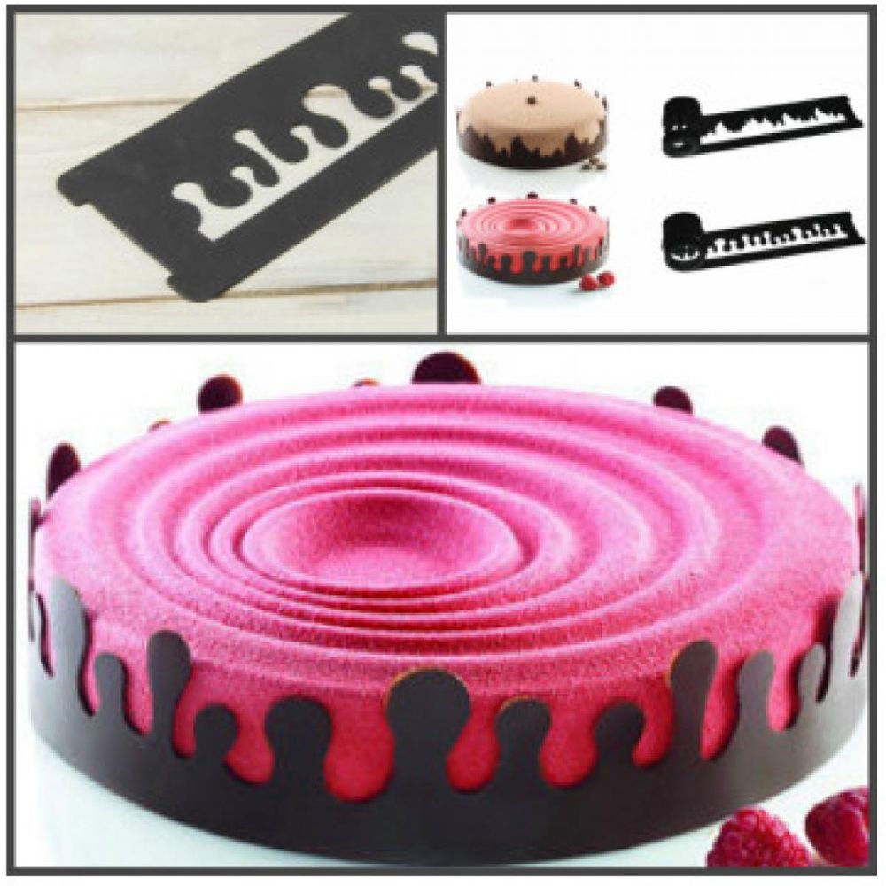 Трафарет силиконовый "Капли",2581385