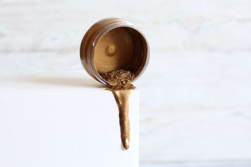 Краситель сухой для декора "Кандурин" плотный КРАСНОЕ ЗОЛОТО уп.10г, Россия