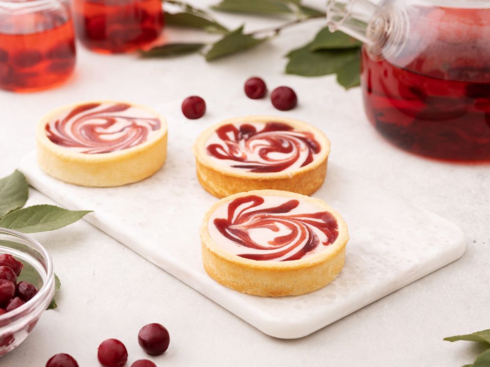 Пирожное Чизкейк с вишней (заморож.) (90гр*12 шт/упак) [17071]