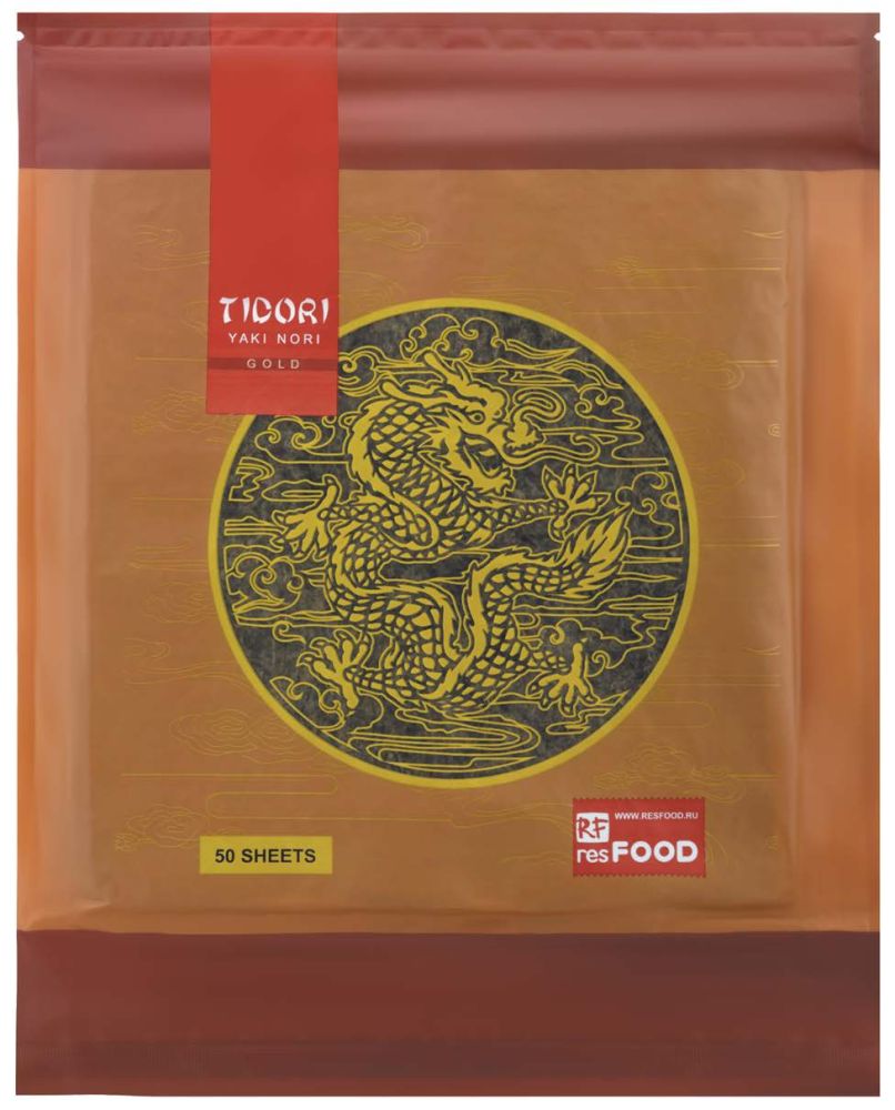 Водоросли сушеные Нори  "TIDORI" (50л/упак*80шт), Корея /НДС 10%/