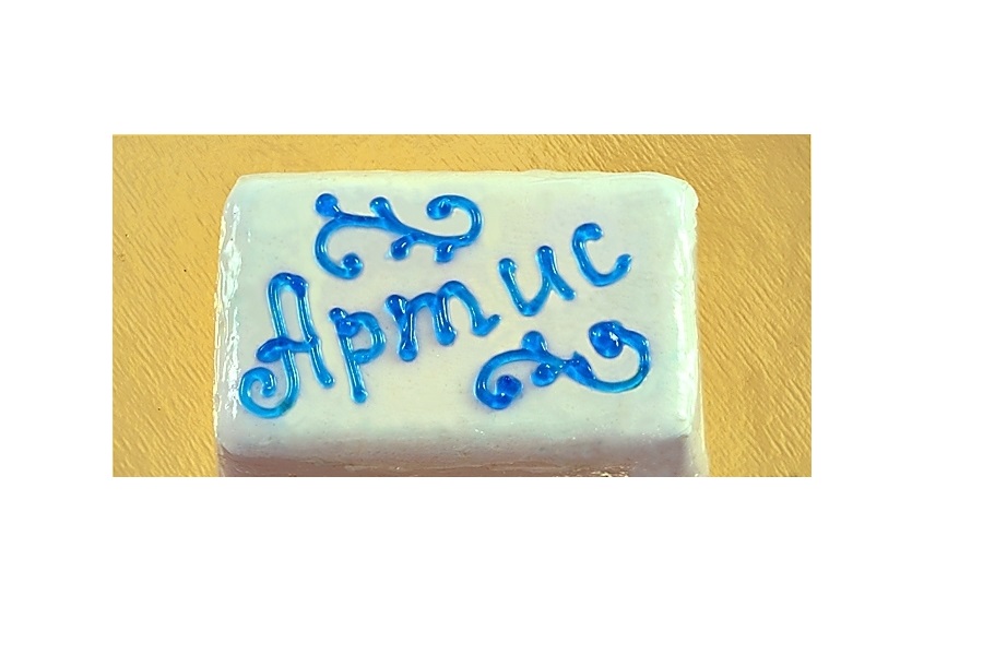 Гель для декора и рисования "Артис Голубой", (1кг)