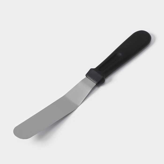 Лопатка металл. с пласт.ручкой (26,7х3х1,5см) изогнутая , 1822543