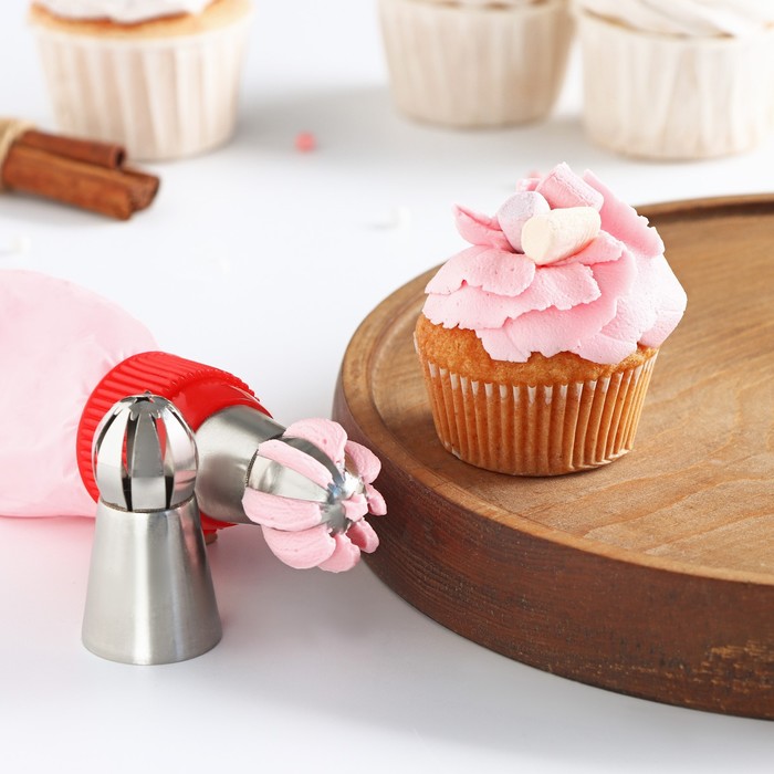 Насадка кондитерская шарообразная с прорезями d-3см,вых.2,3см, 2815567