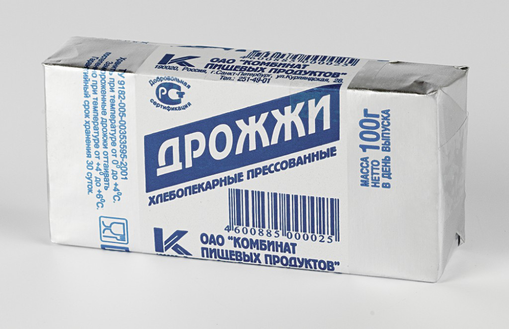 Дрожжи пресс."ПРЕМИУМ ,(100гх35шт), С.Петербург