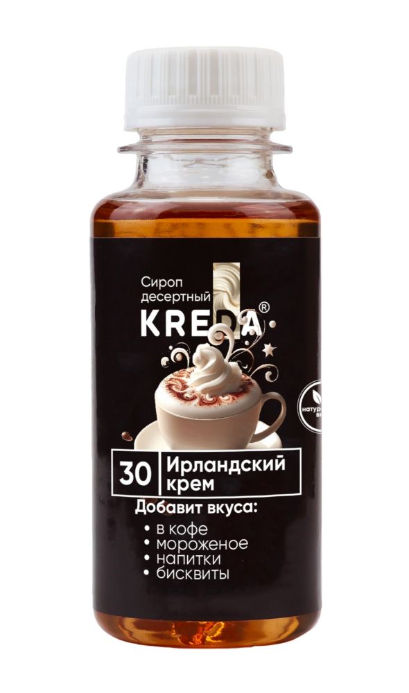 Сироп десертный, 30 Ирландский крем KREDA 150г, SD.30-0,150