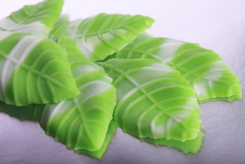 Декор кондитерский  "Листик малахит" , (6х1кг)