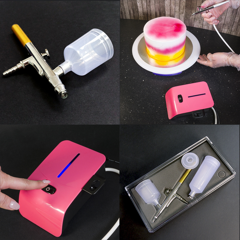 Аэрограф+компрессор (набор) NEW, 209709