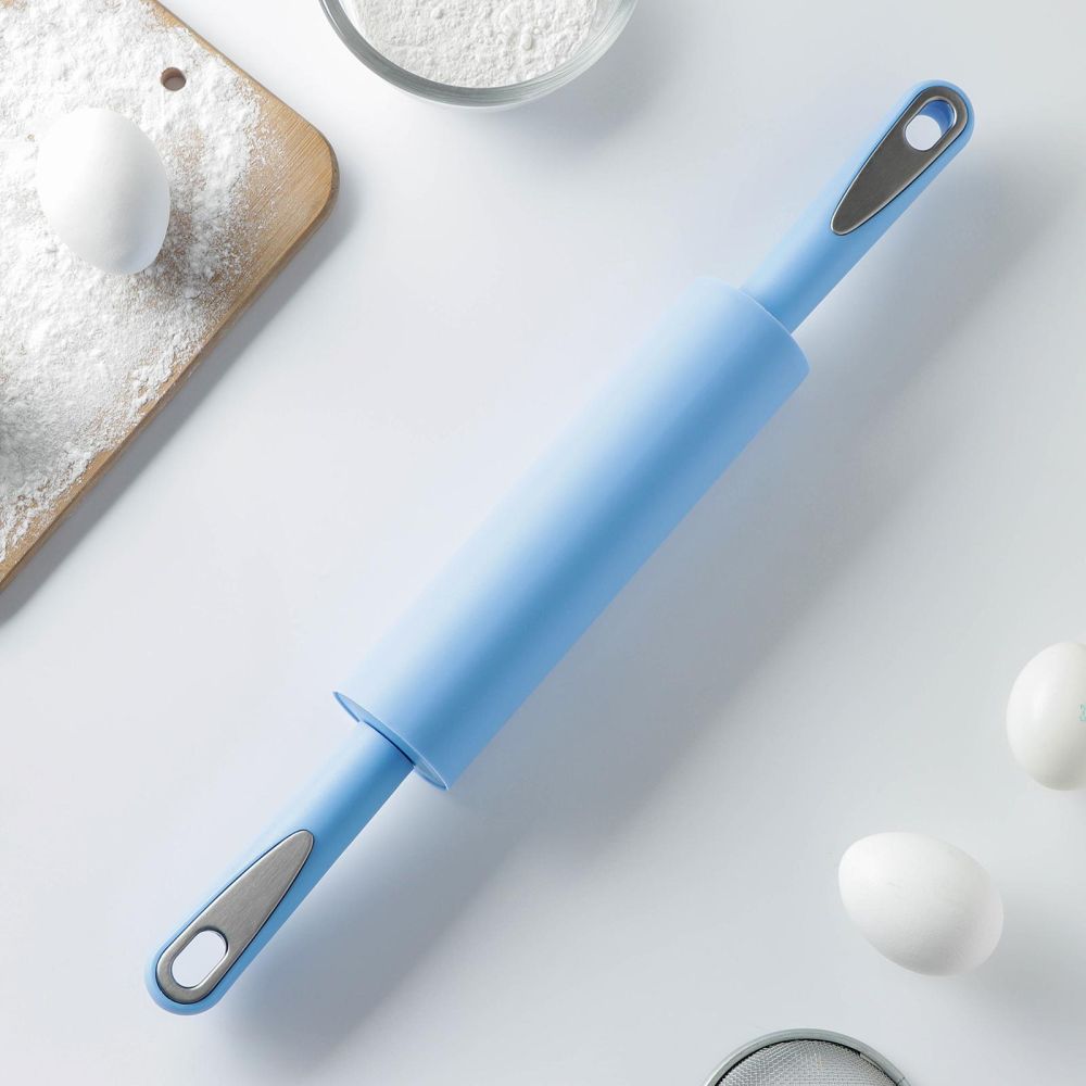 Скалка с силиконовым покрытием 43х5см , "Кападокия"7114747