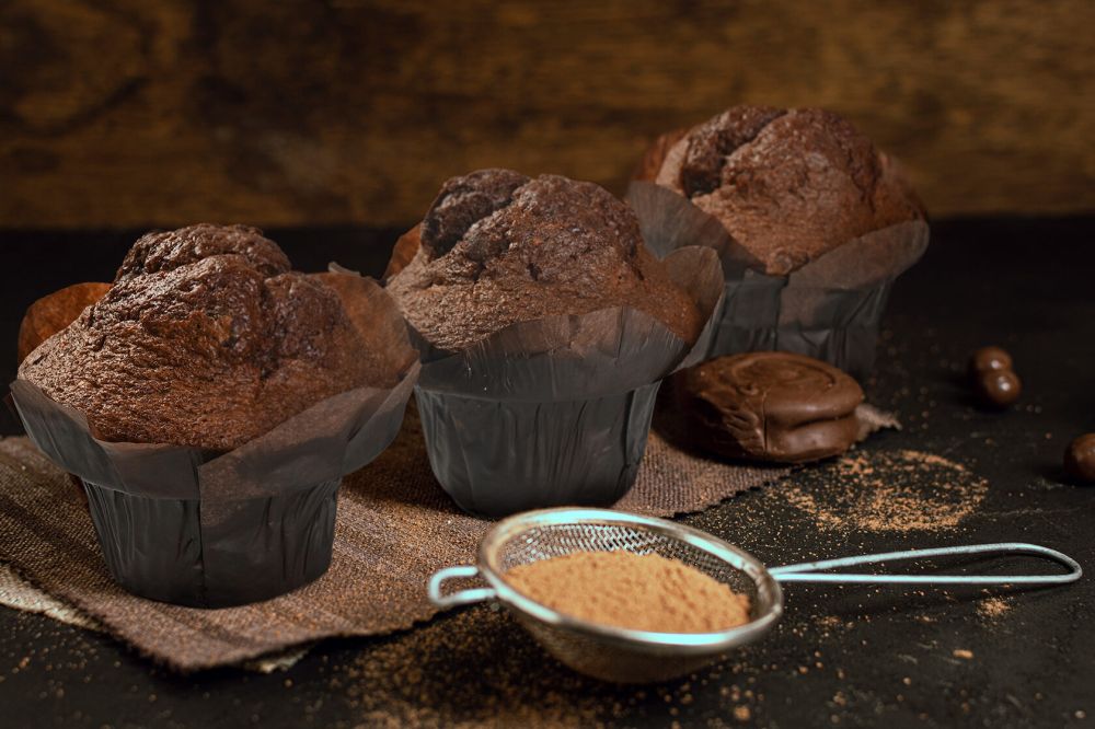 Маффин шоколадный (заморож.) (85гр*24шт/уп) [1677]