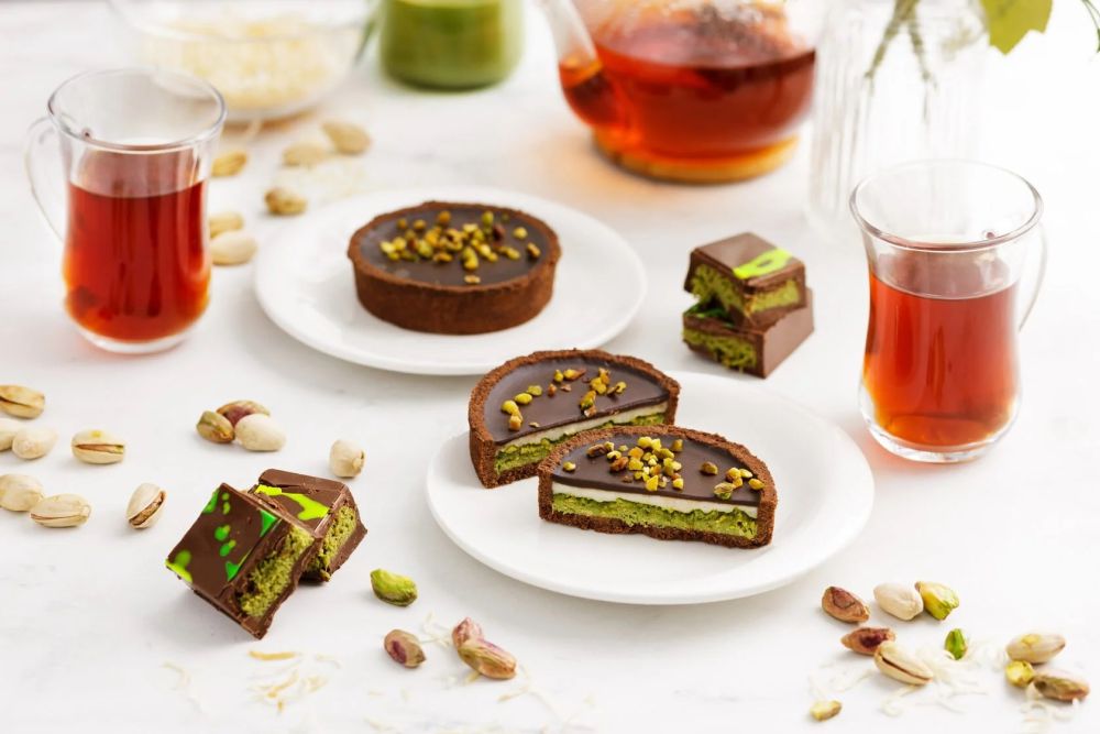 Пирожное ТАРТ Дубайский шоколад (заморож.) (85гр*20 шт/упак) Е.К. [1729]