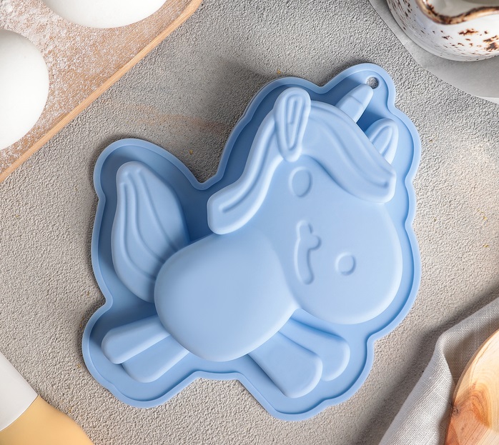 Форма для выпечки "Единорожек",18х14,5х3см. 4150103