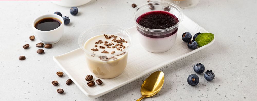 Панна-котта с черникой (заморож.) (100гр*12 шт/упак) [1753]