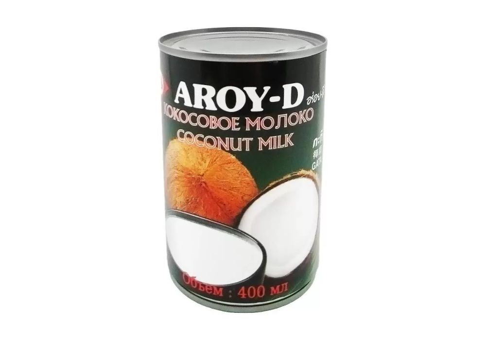 Кокосовое молоко ж.банка (400 мл*24шт) AROY-D, Таиланд, 