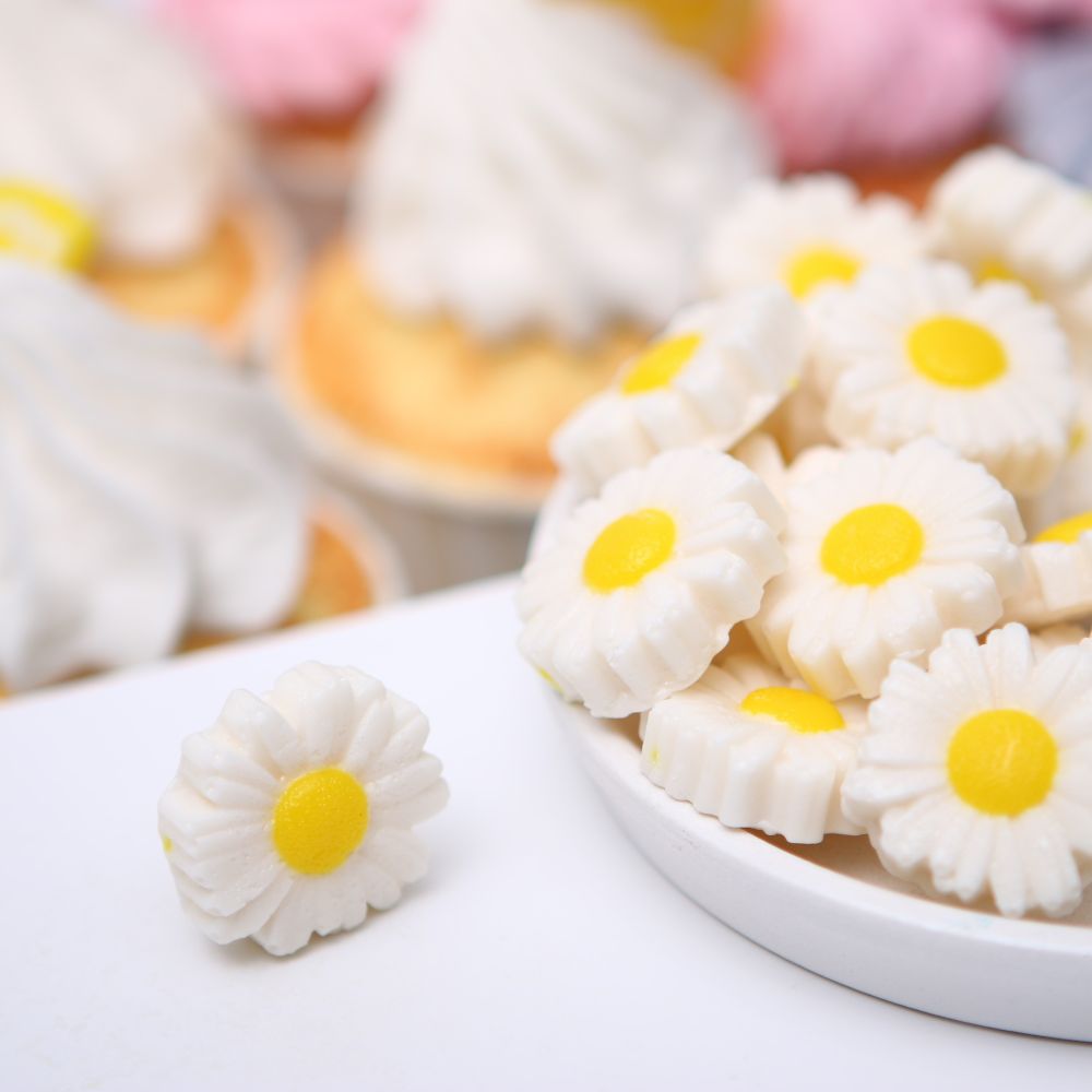 Изделия желейные декоративные "Мармелатье" Цветы РОМАШКА, 6,5г, уп.40 шт