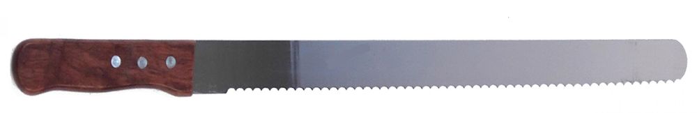 Нож-пила 35 см с деревянной ручкой, крупные зубцы, 2675715