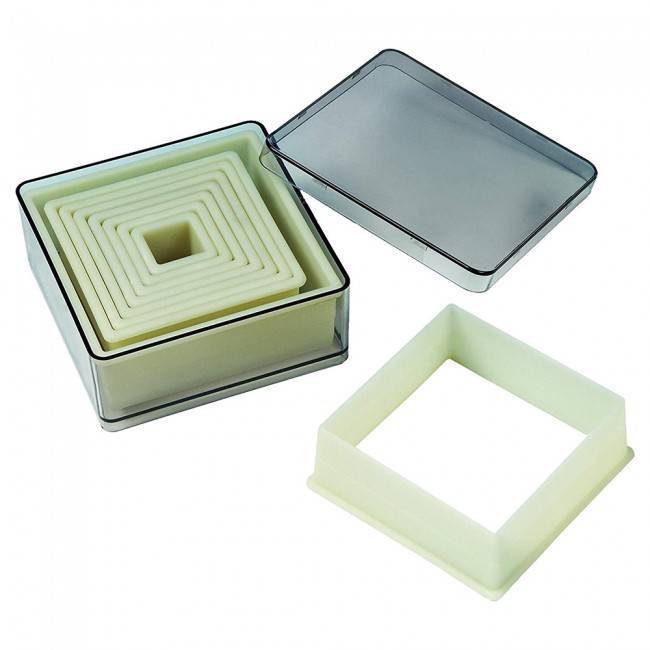 Набор вырубок "Квадрат" нейлон, уп. 9шт (20910)