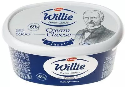 Сыр творожный сливочный "WILLIE" 69%  (1кг*4шт) KALEH, ИРАН