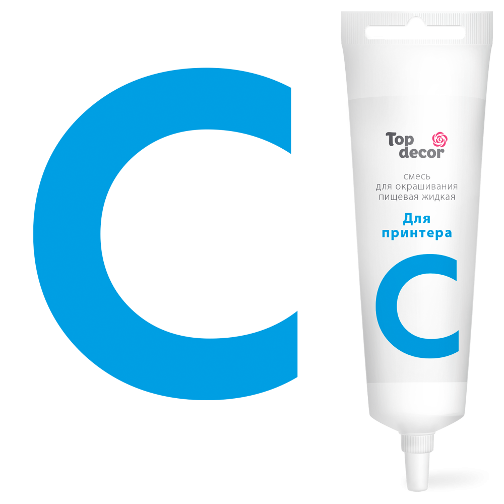 Краситель пищевой для принтера "С" голубой (100г), 90427