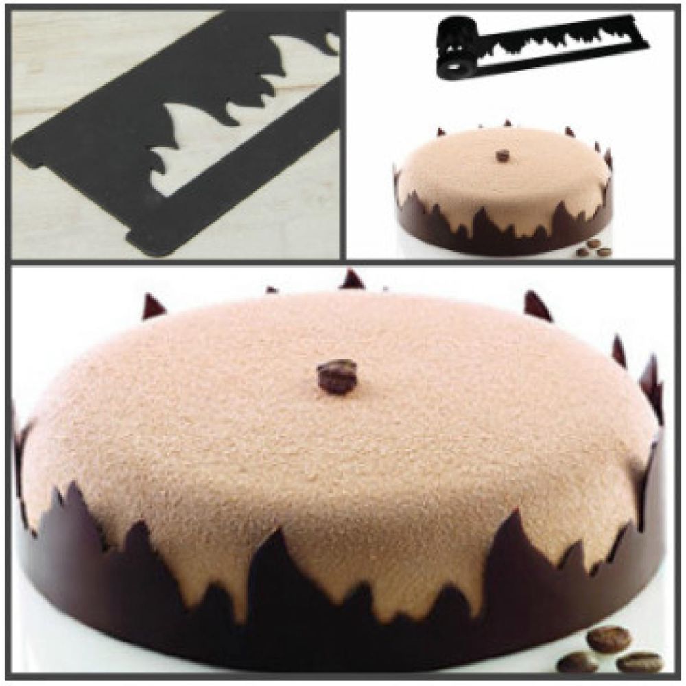 Трафарет силиконовый "Пламя",2581384