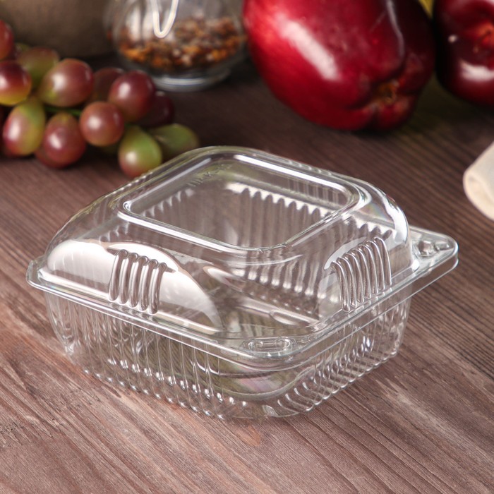 Контейнер с нераз. крышкой ИП-10А/ПР-К-10А, 12х12х6см, 2669859