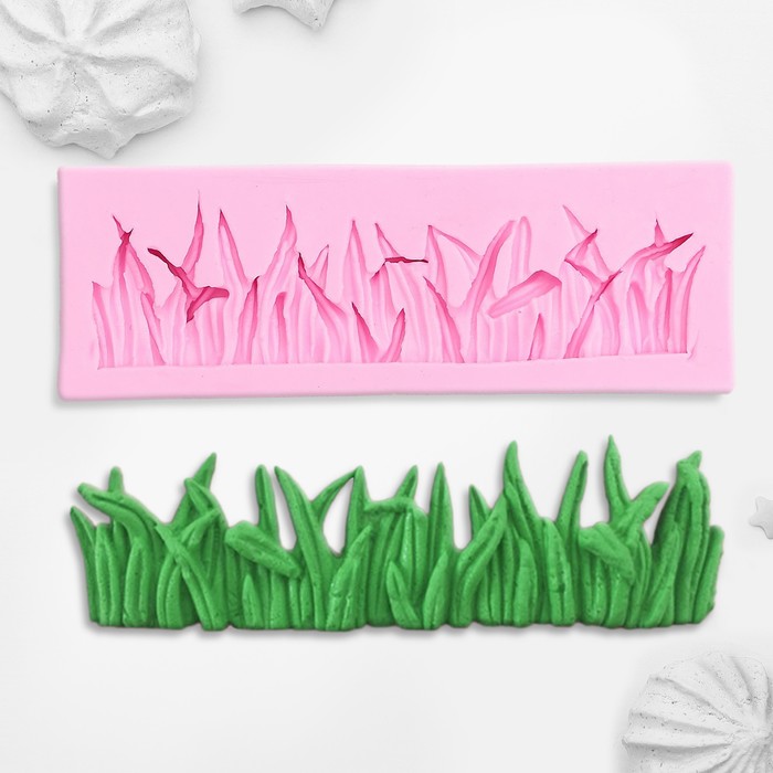 Молд силикон. "Травка" 12х4х1,5см. , 3624609