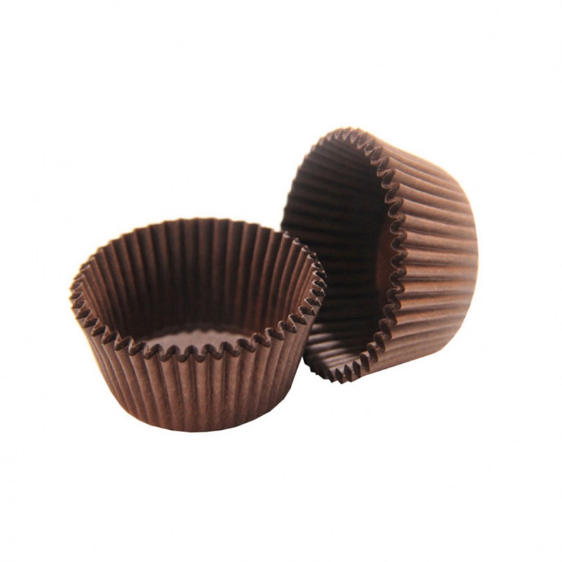 Капс.бумаж. круг 30х18 (1000шт) коричневая