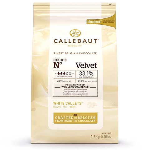 Шоколад белый *капли* "Callebaut "25,9% (уп.2,5кг) СW2-RT-U71, Бельгия (БАРРИ)
