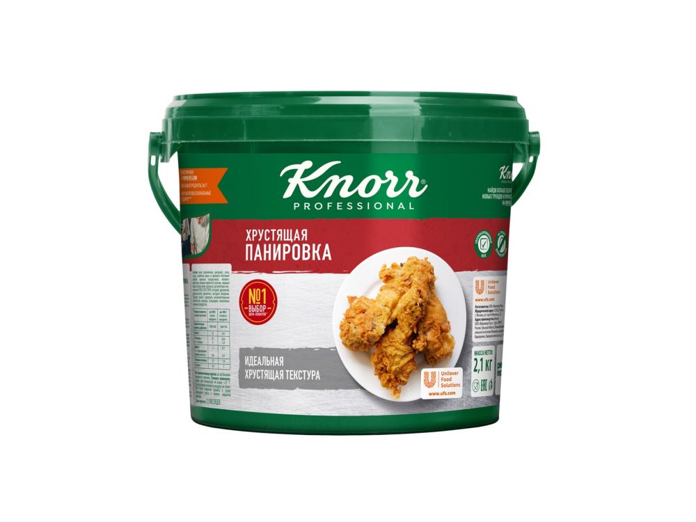 Панировка сухая хрустящая 2,1 кг, KNORR