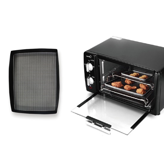 Коврик силиконовый для выпечки со стекловол.с бортиком(250х300х25мм), CQFM-05