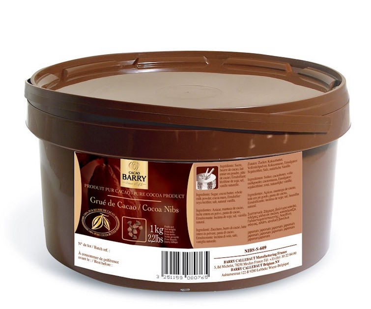 Какао-крупка "Cacao Barry Grue de cacao" (уп.1кг) NIBS-S-609 